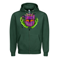 Sports Green Halloween Coffee Cup With Hands Zipper Hoodie - FaDigitalArtStudio