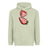 Matcha strawberries 1 Heavyweight Hoodie - BundleAndBundleShop