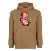 Toasted Coconut strawberries 1 Heavyweight Hoodie - BundleAndBundleShop