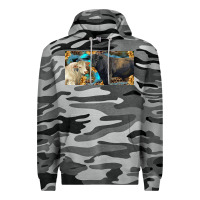 Slate Camo Charolais and black angus bull with sunflower and leopard Premium Hoodie - RanaPortraitStore