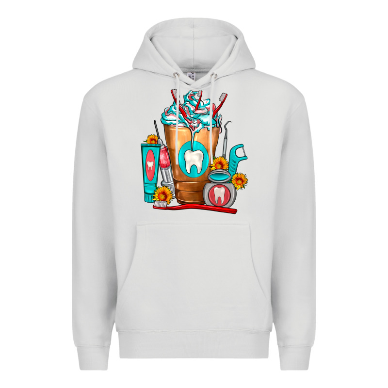Dentist Cold Drink Frappe Premium Hoodie by FaDigitalArtStudio | Teevron