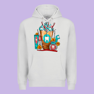 Dentist Cold Drink Frappe Premium Hoodie Designed By Fadigitalartstudio