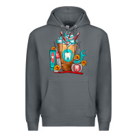 Rock Dentist Cold Drink Frappe Premium Hoodie - FaDigitalArtStudio