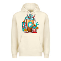 Sandshell Dentist Cold Drink Frappe Premium Hoodie - FaDigitalArtStudio
