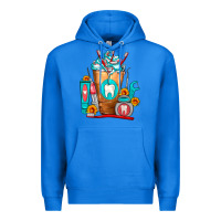 True Royal Dentist Cold Drink Frappe Premium Hoodie - FaDigitalArtStudio
