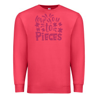 Cardinal love you to pieces Premium Sweatshirt - CowhideDigitalArt