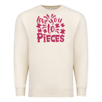 Sandshell love you to pieces Premium Sweatshirt - CowhideDigitalArt