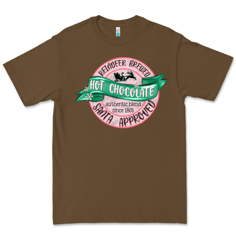 Reindeer Brewed Santa Approved Pink Premium Tee by MaliasSmallBusiness | Teevron