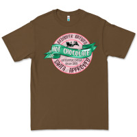 Cacao reindeer brewed santa approved pink Premium Tee - MaliasSmallBusiness