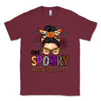 Burgundy one spooky hair stylist Classic Tee - BarkalooDesign
