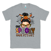 Heather Grey one spooky hair stylist Classic Tee - BarkalooDesign