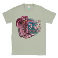 Matcha Walk By Faith Not By Sight Classic Tee - JahusDesignShop