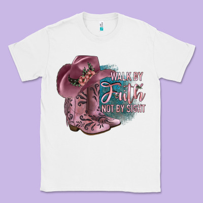 Walk By Faith Not By Sight Classic Tee Designed By Jahusdesignshop