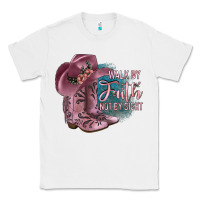 White Walk By Faith Not By Sight Classic Tee - JahusDesignShop