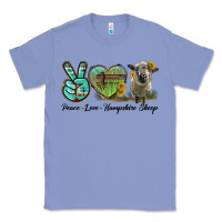Colony Blue Peace Love Hampshire Sheep Classic Tee - LillyAllenDesigns