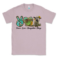 Lilac Peace Love Hampshire Sheep Classic Tee - LillyAllenDesigns