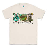 Natural Peace Love Hampshire Sheep Classic Tee - LillyAllenDesigns