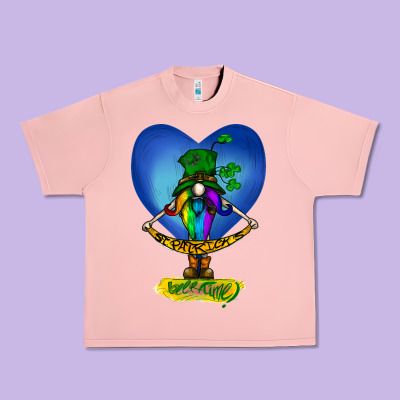 St Patricks Day Gnome Urban Heavy Tee Designed By Bettercallsaul