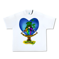 White St Patricks Day Gnome Urban Heavy Tee - Bettercallsaul