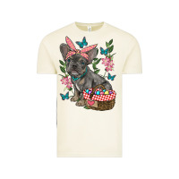 Vintage Arctic easter french bulldog Vintage Tee - RanaPortraitStore