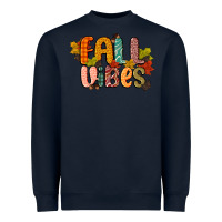 Navy fall vibes Heavyweight Sweatshirt - CowGirlArtShop