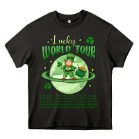 Asphalt lucky world tour st. patricks day Heavy Core Tee - MaliasSmallBusiness
