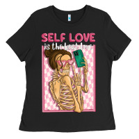 Black self love is the best love Ladies Tee - MaliasSmallBusiness