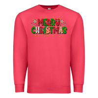 Cardinal festive merry christmas greeting Premium Sweatshirt - CowhideDigitalArt