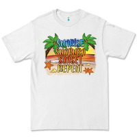 White sunrise sunburn sunset repeat2 Premium Tee - JahusDesignShop