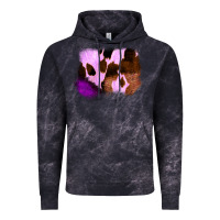 Cloud Black Purple Western Wood Cowhide Frame Vintage Hoodie - Bettercallsaul