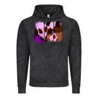 Vintage Black Purple Western Wood Cowhide Frame Vintage Hoodie - Bettercallsaul