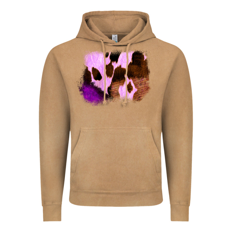 Purple Western Wood Cowhide Frame Vintage Hoodie by Bettercallsaul | Teevron