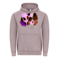 Vintage Zinc Purple Western Wood Cowhide Frame Vintage Hoodie - Bettercallsaul