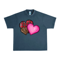Midnight Navy valentine's day hearts Urban Heavy Tee - RanaPortraitStore