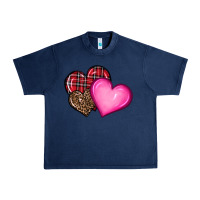Navy valentine's day hearts Urban Heavy Tee - RanaPortraitStore