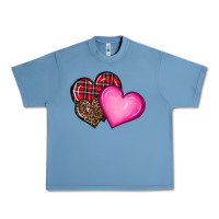 Pebble Blue valentine's day hearts Urban Heavy Tee - RanaPortraitStore