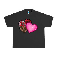 Pigment Black valentine's day hearts Urban Heavy Tee - RanaPortraitStore