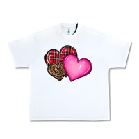 Valentine's Day Hearts Urban Heavy Tee | Teevron