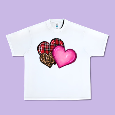 Valentine's Day Hearts Urban Heavy Tee Designed By Ranaportraitstore