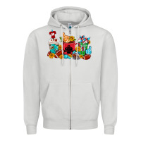 Dove Grey Coffee And American Football Coffee Cups Zipper Hoodie - FaDigitalArtStudio