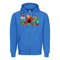 True Royal Coffee And American Football Coffee Cups Zipper Hoodie - FaDigitalArtStudio