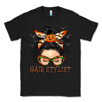 Black Hair stylist messy bun Classic Tee - BarkalooDesign