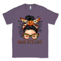 Lavender Hair stylist messy bun Classic Tee - BarkalooDesign