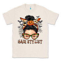 Natural Hair stylist messy bun Classic Tee - BarkalooDesign