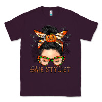 Plum Hair stylist messy bun Classic Tee - BarkalooDesign