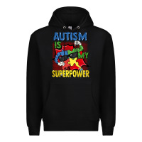 Black Autism is my superpower Autism Awareness Day Premium Hoodie - FaDigitalArtStudio