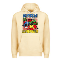 Pina Colada Autism is my superpower Autism Awareness Day Premium Hoodie - FaDigitalArtStudio