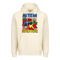 Sandshell Autism is my superpower Autism Awareness Day Premium Hoodie - FaDigitalArtStudio