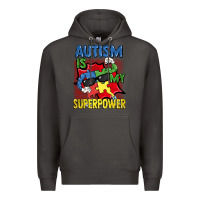Smoke Autism is my superpower Autism Awareness Day Premium Hoodie - FaDigitalArtStudio