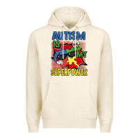 Tofu Autism is my superpower Autism Awareness Day Premium Hoodie - FaDigitalArtStudio